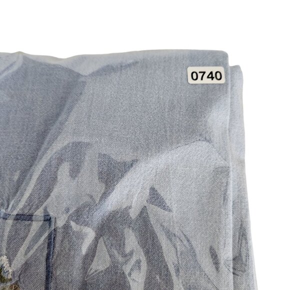 Donnkenny‎ Casual Womens Dress Size Large Blue 100% Cotton Side Slit Sleeveless - Picture 10 of 10